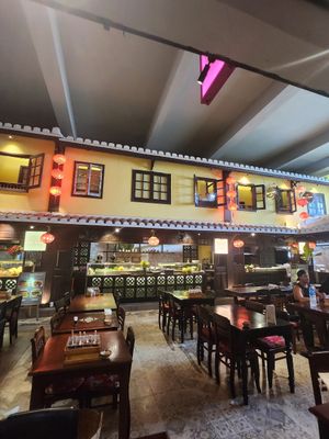 Interior at Vy's Market Restaurant in Hoi An