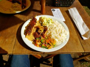 Churrasquinho "BBQ" in English at Veg Veg in Curitiba