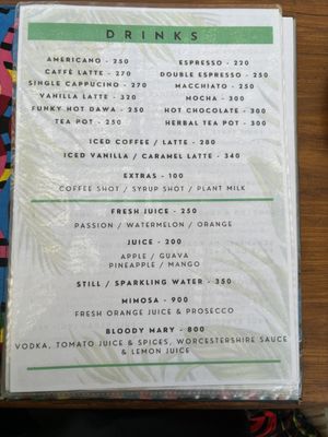   at Funky Monkey Cocktail Bar & Restaurant in Ukunda