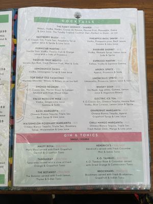   at Funky Monkey Cocktail Bar & Restaurant in Ukunda