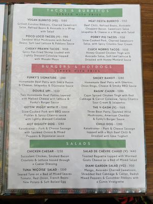   at Funky Monkey Cocktail Bar & Restaurant in Ukunda