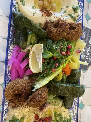 Mezze selection   at Casablanca in Cardiff