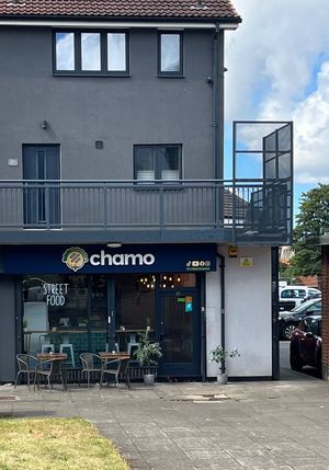 Chamo, Preston, from the outside. at Chamo Street Food in Preston