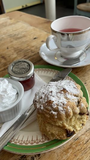   at Dr Fox's Tearoom in Weston-super-mare