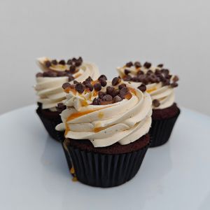 Salted Caramel Chocolate Cupcake
Vegan at Koek van Nouk in Arnhem