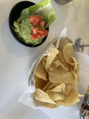 chips and guacamole appetizer   at Taco Cantina in San Francisco