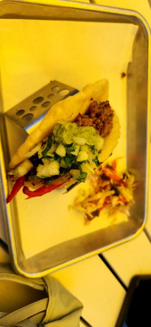 Impossible taco at Taco Cantina in San Francisco