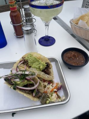 Vegan tacos  at Taco Cantina in San Francisco