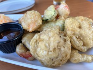 Veg tempura   at Banrai Thai Restaurant in Darlington