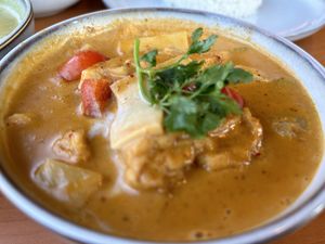 Red tofu curry   at Banrai Thai Restaurant in Darlington