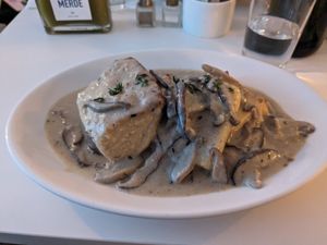 Vegan biscuits and mushroom gravy at POST  in New York City