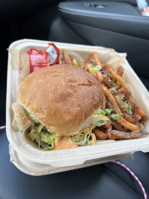 Burger Special!  at The Smokin' Onion in Asheville
