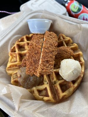 Their Asheville Hot Seasoning is BOMB!  at The Smokin' Onion in Asheville