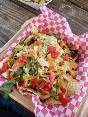 Nachos nachos at The Smokin' Onion in Asheville