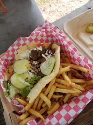Gyro at The Smokin' Onion in Asheville