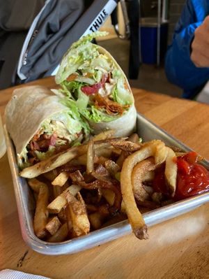 blt wrap  at The Smokin' Onion in Asheville