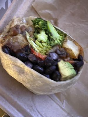 Breakfast burrito  at The Smokin' Onion in Asheville