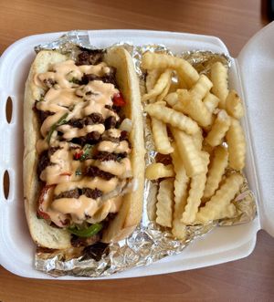 The Marine Combo  at The Vegan Spot in Fayetteville