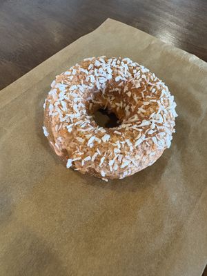 Vegan donut   at Reborn Coffee in Laguna Woods