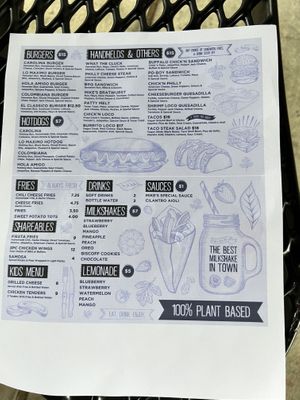 Menu #Veganuary at Mike's Vegan Grill in Charlotte