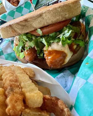 Chik n Loco 🐔   at Mike's Vegan Grill in Charlotte