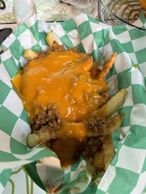 Chili Cheese Fries  at Mike's Vegan Grill in Charlotte