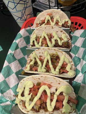 Tacos  at Mike's Vegan Grill in Charlotte