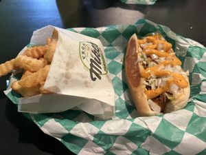 Carolina dog  at Mike's Vegan Grill in Charlotte