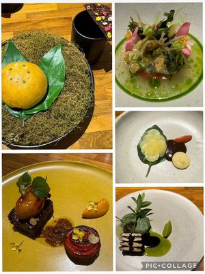 Main courses at Herbivore by Locavore in Ubud