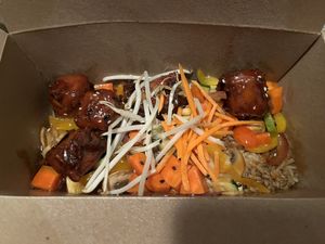 Vegan Kung Pao  at The Pickle Barrel in London