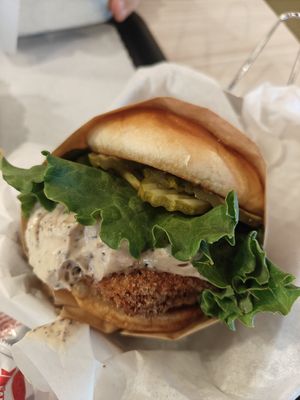 Cracked mayo at VeganBurg in Hesperia