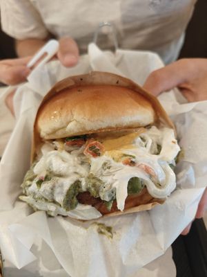 Haight 'n' salsa at VeganBurg in Hesperia