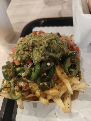 Carne asada fries at VeganBurg in Hesperia