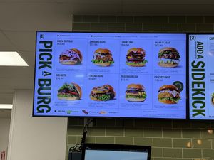 Menu at VeganBurg in Hesperia