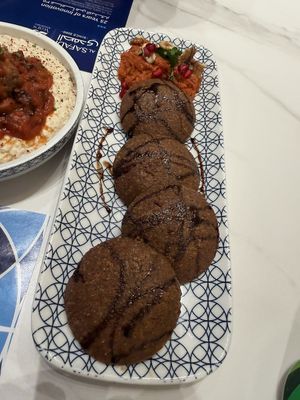 Fried kibbeh   at Al Safadi in Abu Dhabi