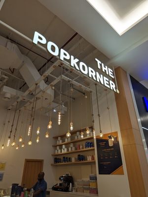 Outside #Veganuary at The Popkorner - Circle Mall in Dubai