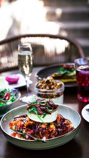 Variété de salades #Veganuary at Arômes et Saveurs - Carouge in Geneva