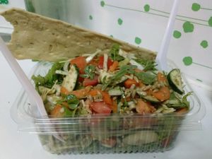 salad at Fa Bio in Rome