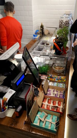 Salad Bar at Fa Bio in Rome