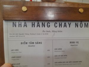 Information at Nom in Ho Chi Minh City