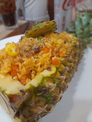Pineapple fried rice at Nom in Ho Chi Minh City