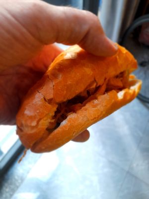 Banh mi chay. Stall outside in the mornings at Nom in Ho Chi Minh City