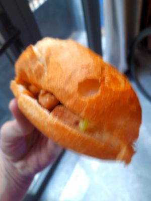 Vegan banh mi. Sold outside the restaurant in the mornings at Nom in Ho Chi Minh City