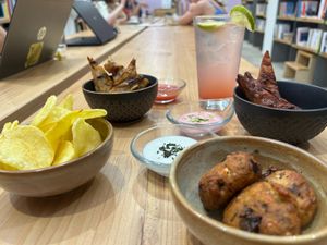 Delicious finger food aperitif perfect to eat in company! at Baak Libreria Bistrot in Bologna