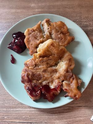 Racuchy (2/3 portion)  at Vegan Friends Kitchen in Warsaw