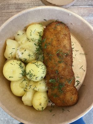 Kotlet kijowski  at Vegan Friends Kitchen in Warsaw