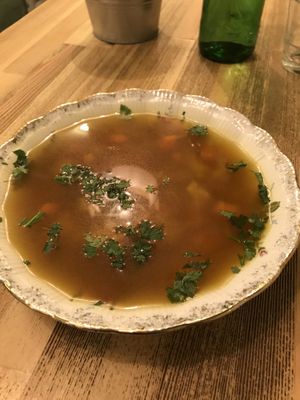 Broth   at Vegan Friends Kitchen in Warsaw