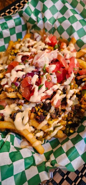 Loaded fries at That Weird Place in Amarillo