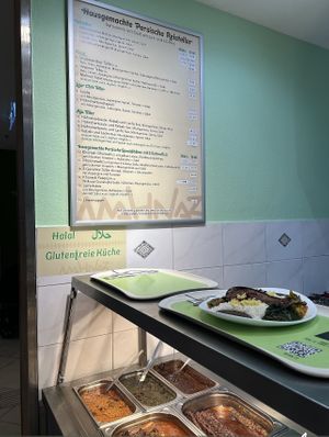 Menu  at Mahnaz in Frankfurt