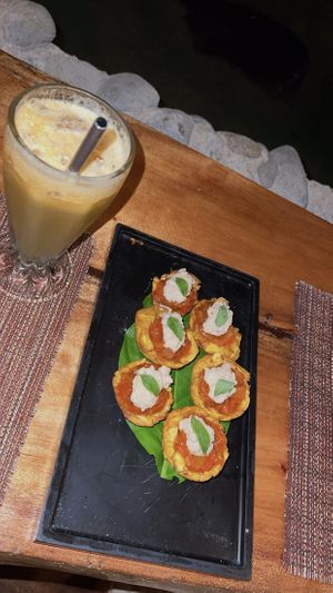 Delicious appetizer   at KAMIAVAN The Vegetarian Eatery in Corn Islands